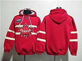 Men's Team Canada Blank Red Ageless Must-Have Lace-Up Pullover Hoodie,baseball caps,new era cap wholesale,wholesale hats
